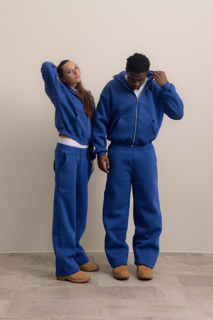 ROYAL BLUE ZIP HOODIE