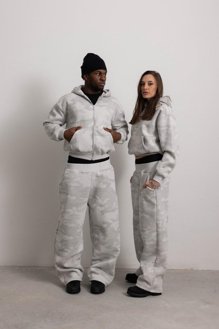 PEARL GREY CAMO HOODIE