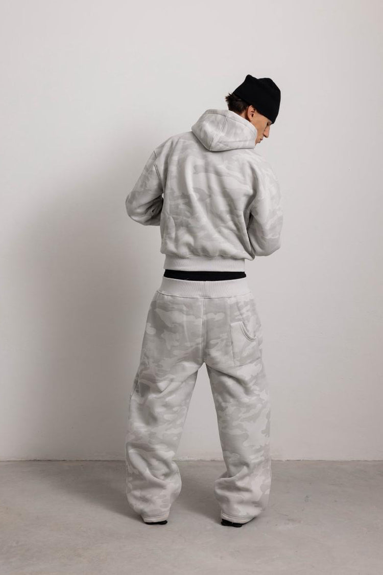 PEARL GREY CAMO PANT