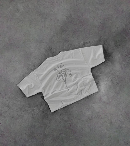 WHITE FLOWER TEE