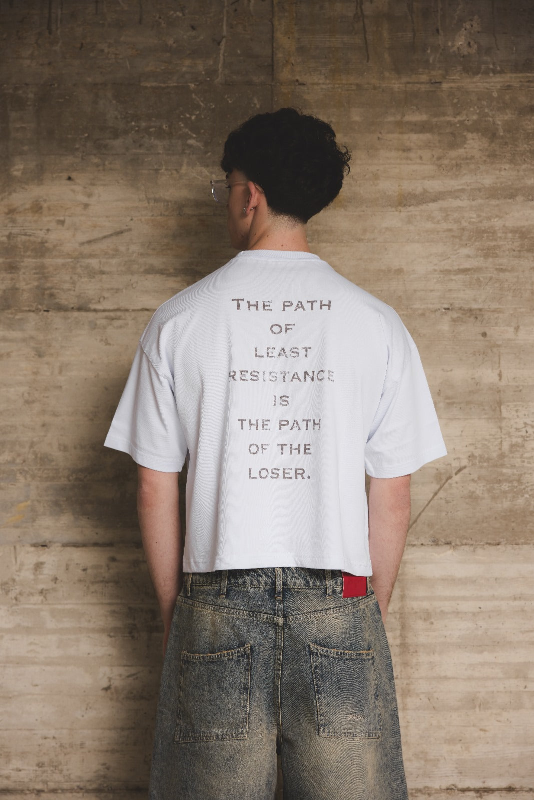 WHITE PATH TEE