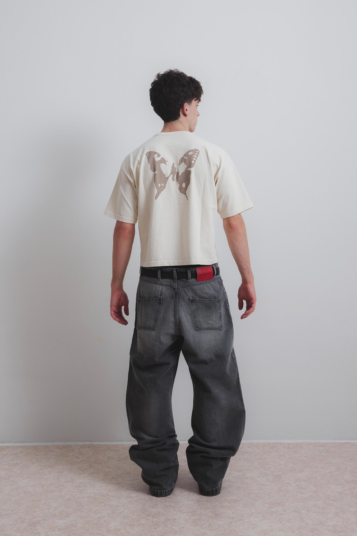 STORM GREY DOUBLE KNEE JEANS