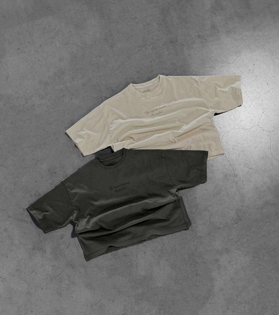 LIGHT SAND BUTTERFLY TEE