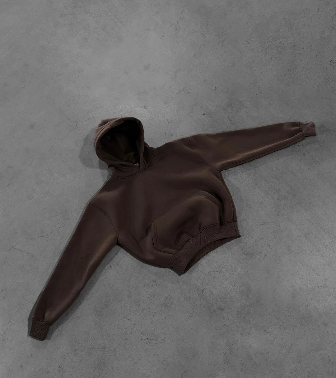 DARK BROWN HOODIE