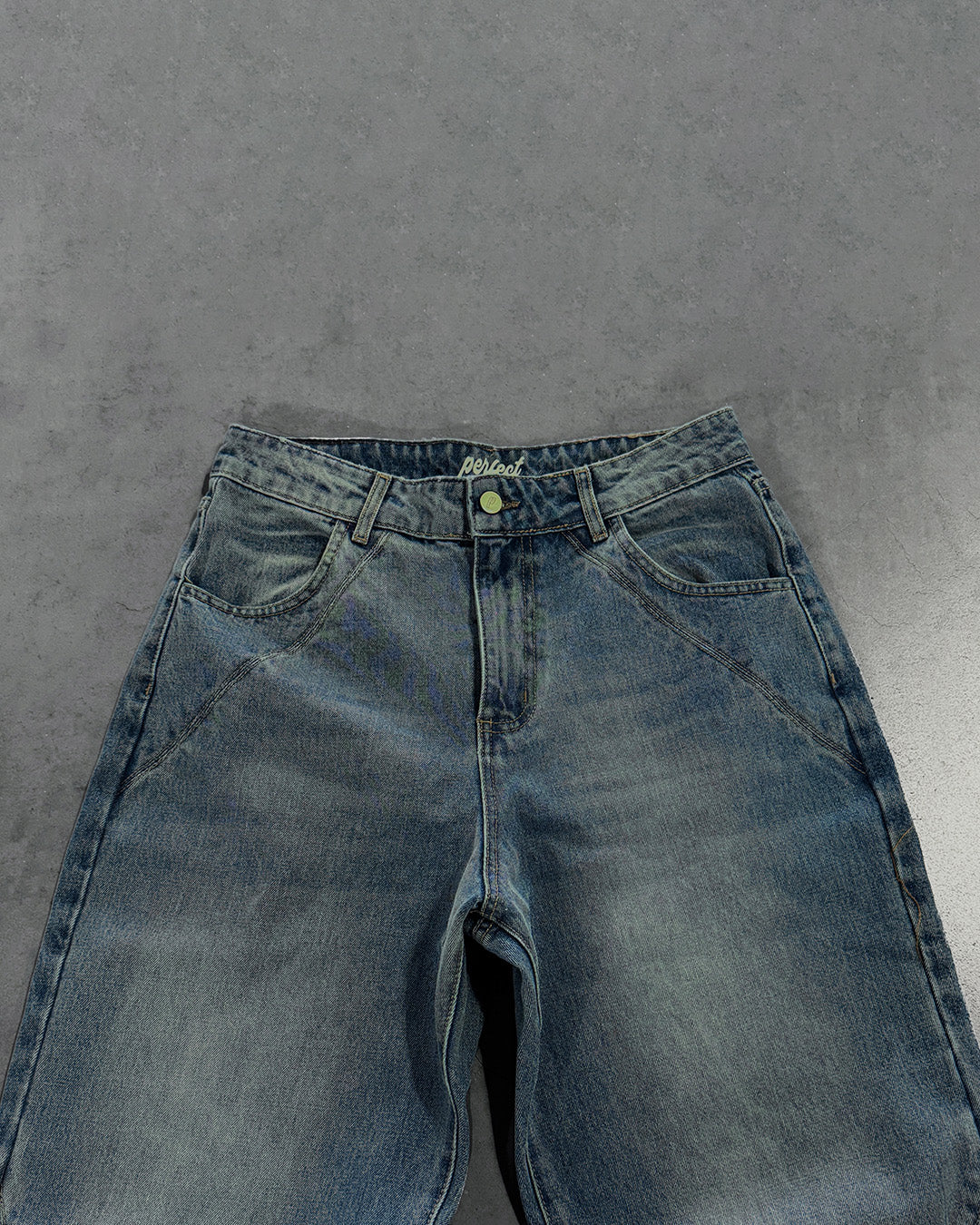 PERSIAN BLUE LINES DENIM JEANS