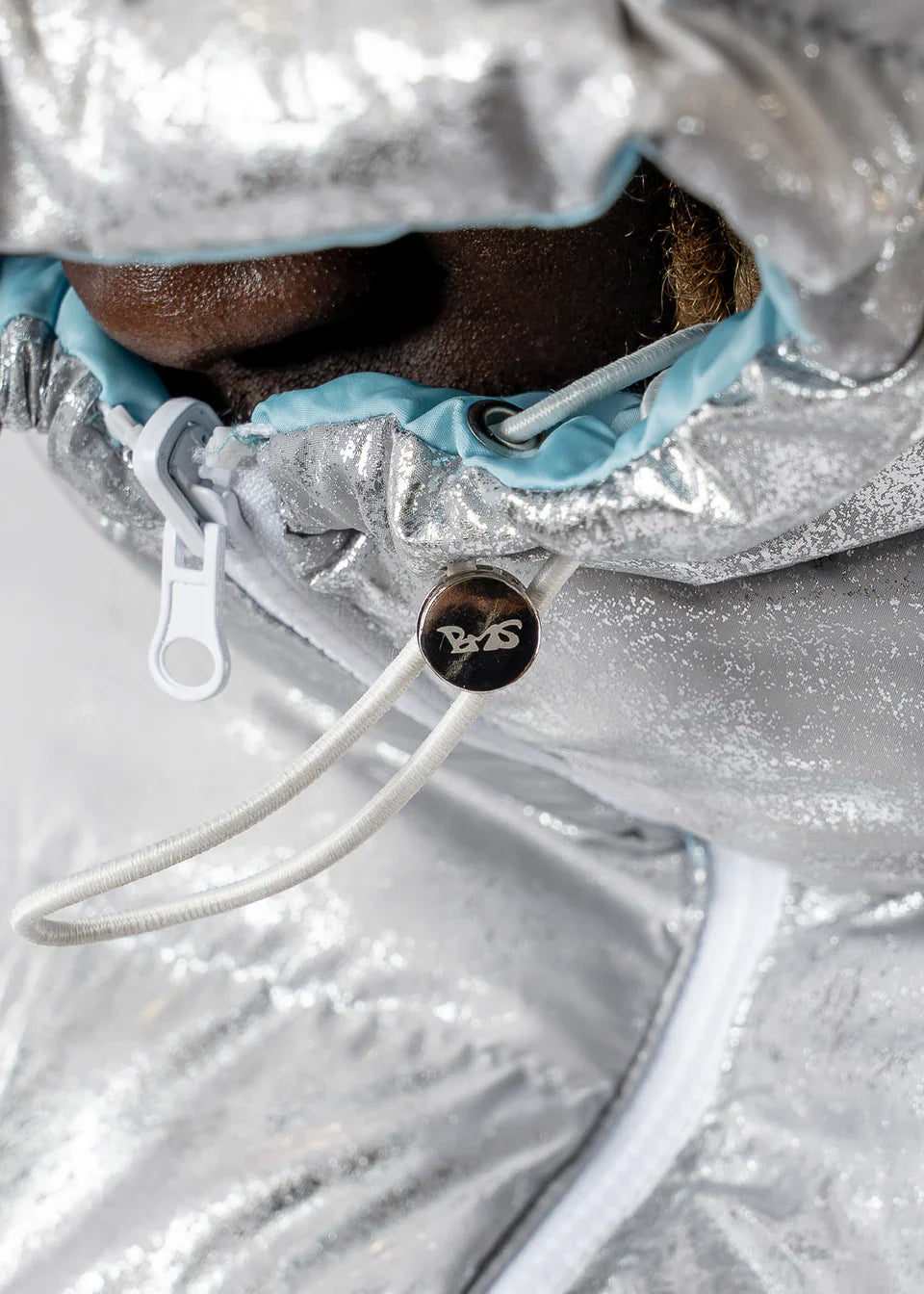 DOUBLE-SIDED PUFFER GREY/BLUE